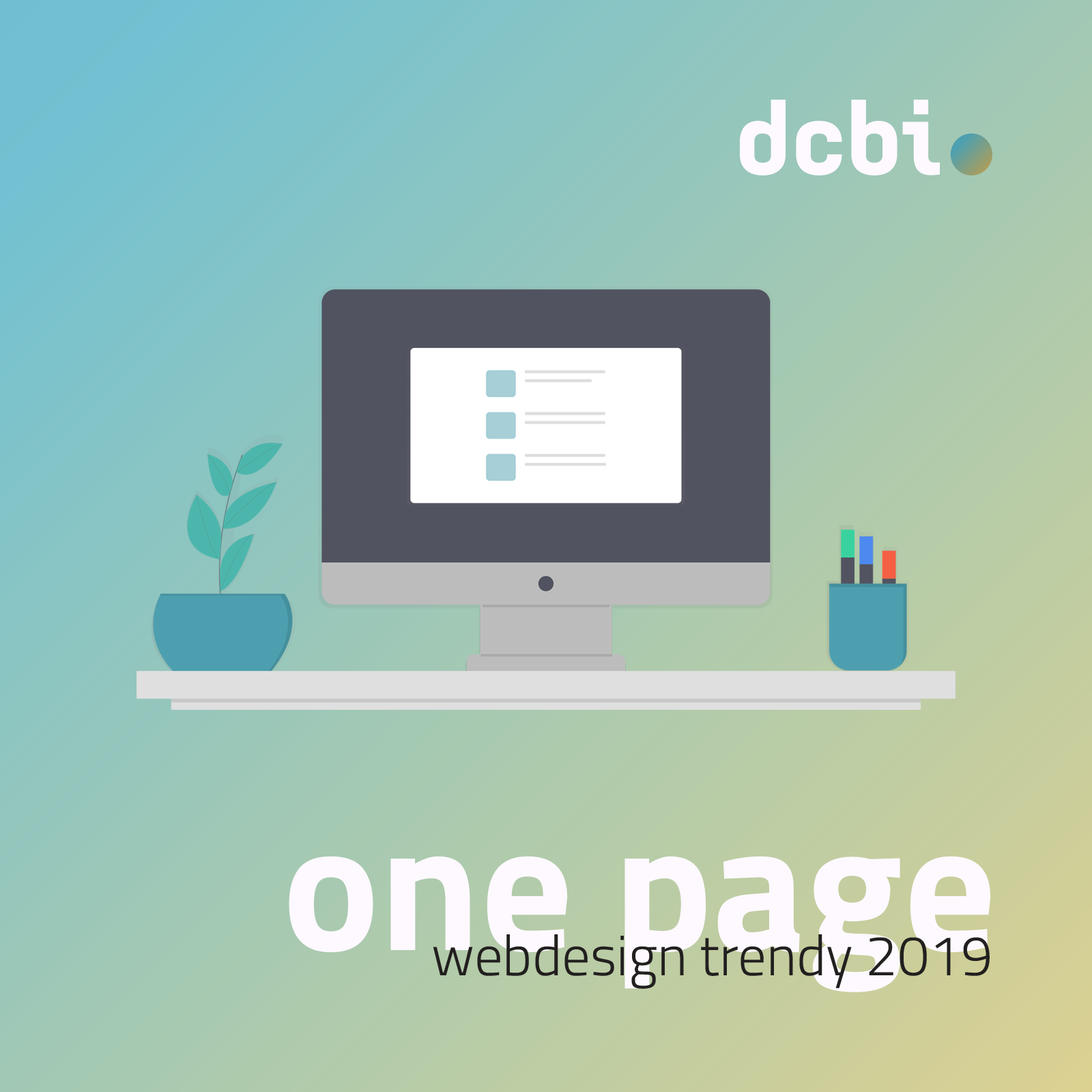 Webdizajn trendy na rok 2019 – 6.časť: ONE PAGE DIZAJN